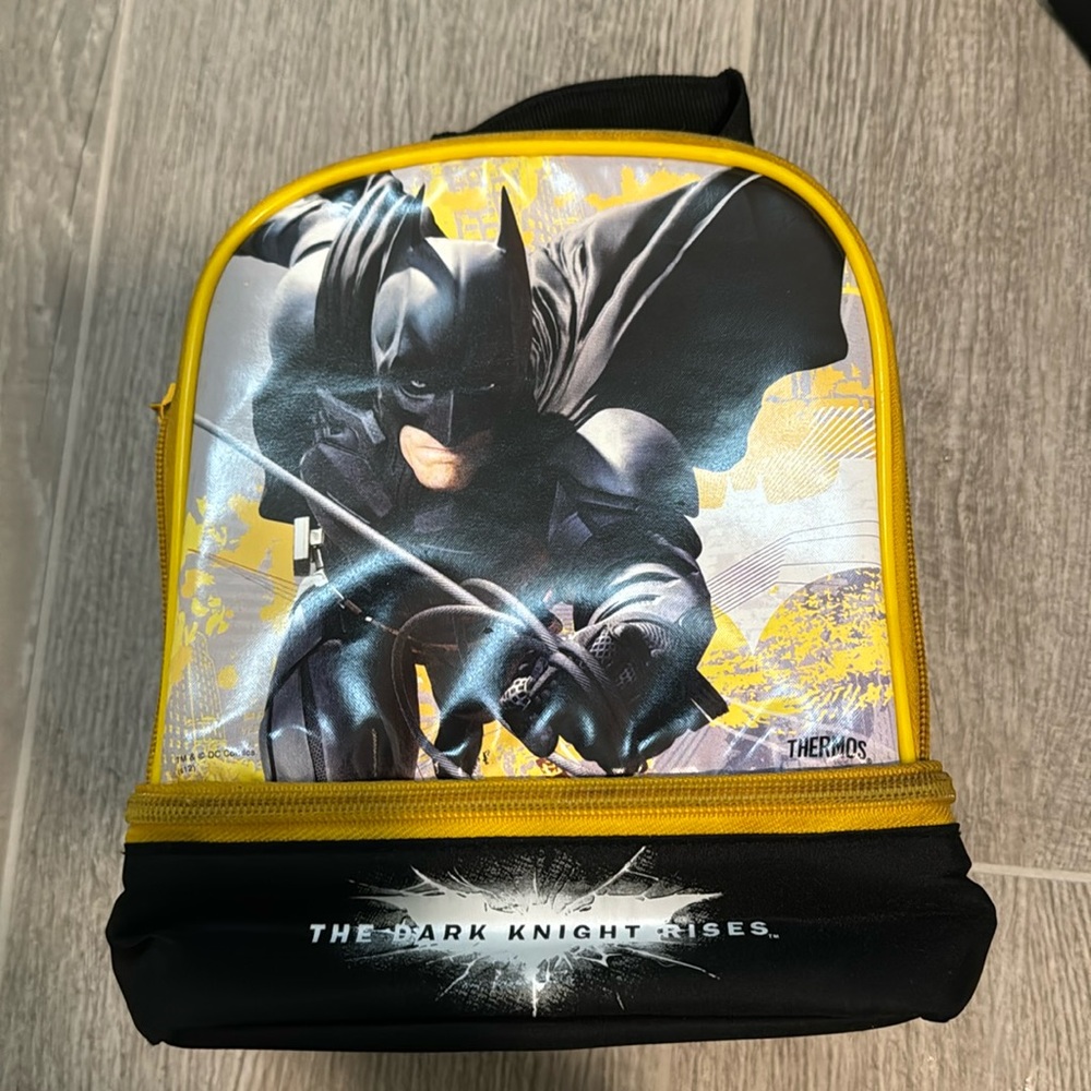 Batman Thermos lunchbox, food jar, and bottle thermos